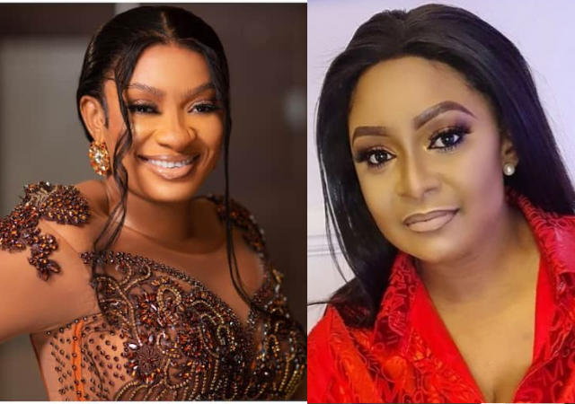 She truly loves you and deserves to be acknowledged- Fans accuses May Yul-Edochie of snubbing Actress Victoria Inyama