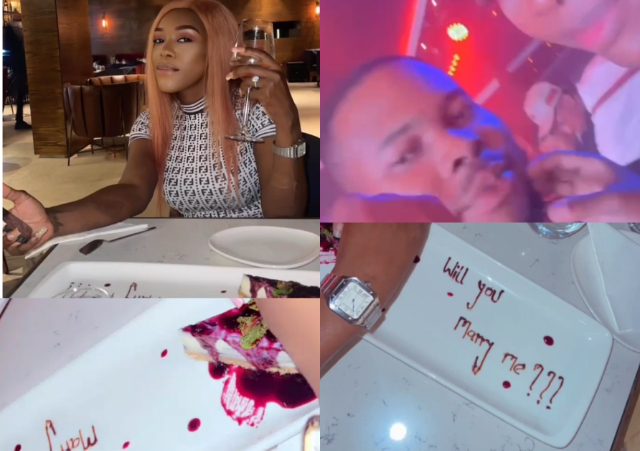 “No More Hide and Seek, Its Official” Nollywood Actress, Kitten Bukola Is Engaged, Shows off Lover