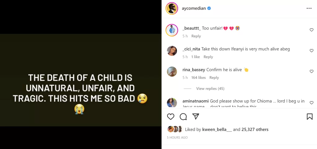 Williams Uchemba, other celebrities react to death of Davido and Chioma's son, Ifeanyi