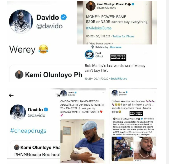 “I Changed Your Diapers, yet You Disrespect Me” – Kemi Olunloyo Reveals Why She Is Angry With Davido  