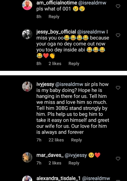 Isreal DMW Latest Reaction about Davido Leaves Fans Asking About Wellbeing Of Singer And Chioma