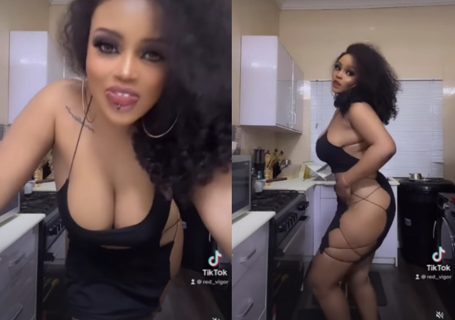 "Ashewo season"- Maureen Esisi writes as she shows off skin in skimpy two-piece; Fans reacts [Video]