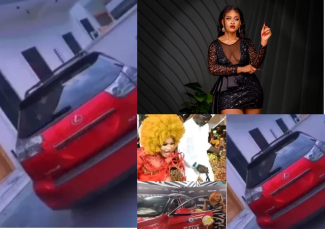 BBNaija’s Phyna Buys Her Dad a Red Car to Match Her Innoson SUV