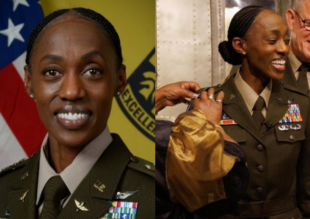 Nigerian woman decorated as General in United States Army [Photos]