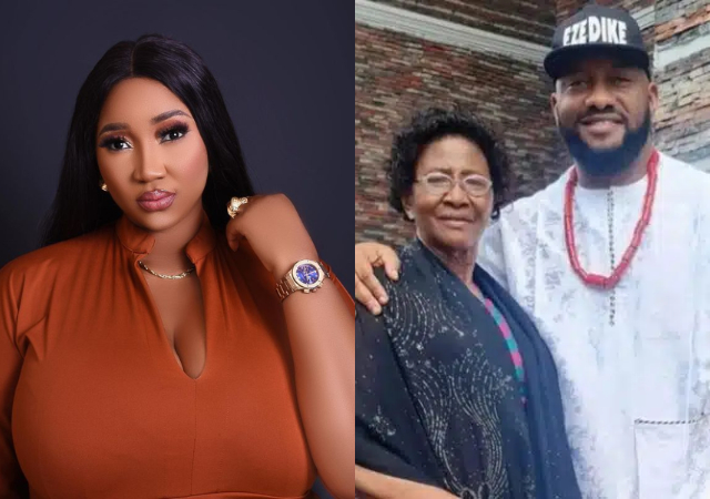 Judy Austin stirs over her reaction to mother-in-law’s recent outing with hubby, Yul Edochie