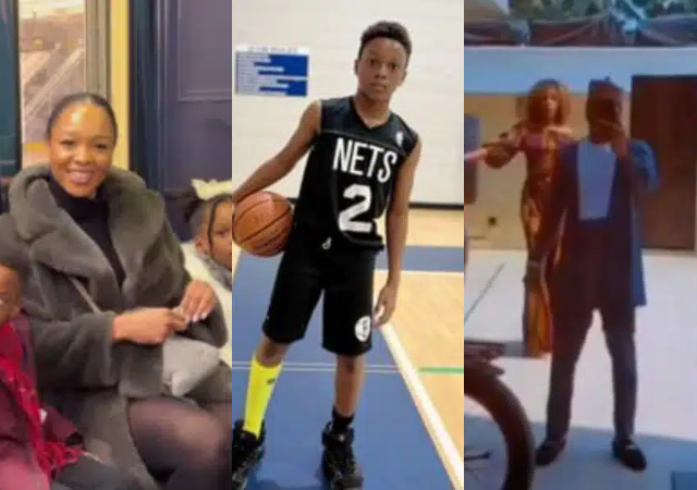 “I love your maturity” Fans hail Anita Okoye as she shows off son’s basketball skills amid Paul’s new relationship [Video]