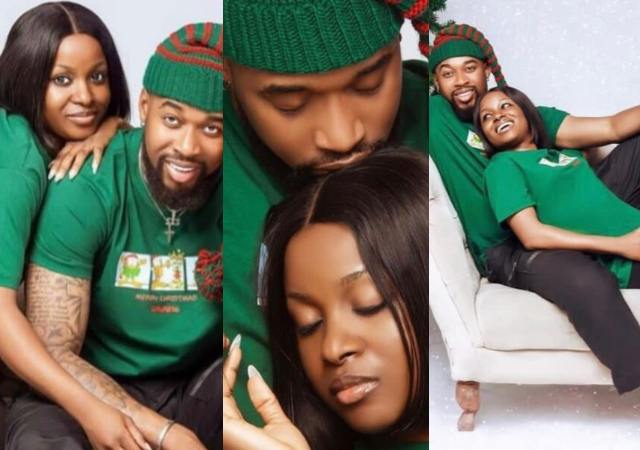 BBNaija’s Bella and Sheggz mark first Christmas together [Photos]