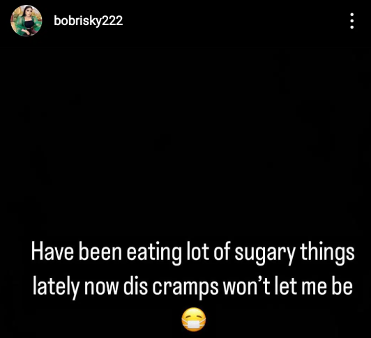 “Did you acquire womb also” — reactions as Bobrisky laments his struggle with menstrual cramps