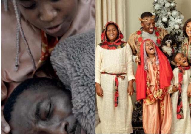 Bovi Ugboma And Family Cracks Many Up Over Their Creative Christmas Skit Featuring Every Member Of Their Family