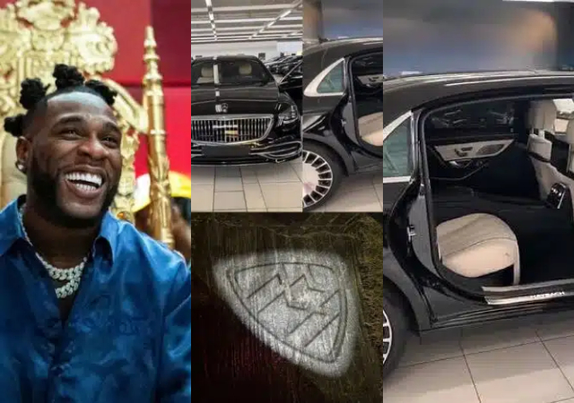 Burna Boy takes delivery of brand new Maybach he bought for Christmas [Video]