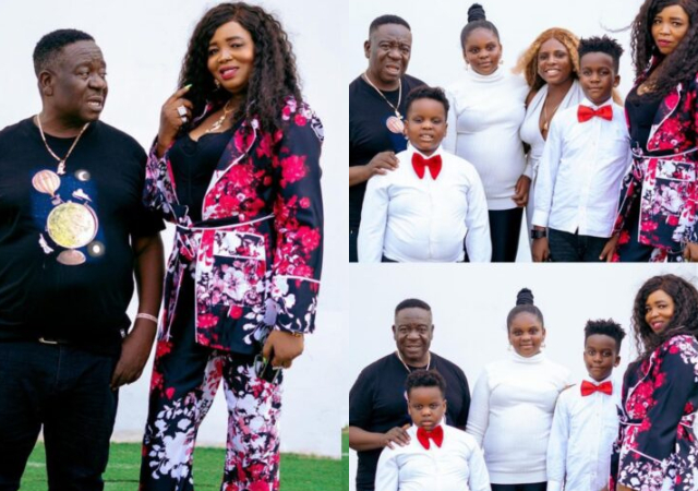 I'm grateful for a supportive and strong system- Mr Ibu hails wife, Stella as he shares rare family photos