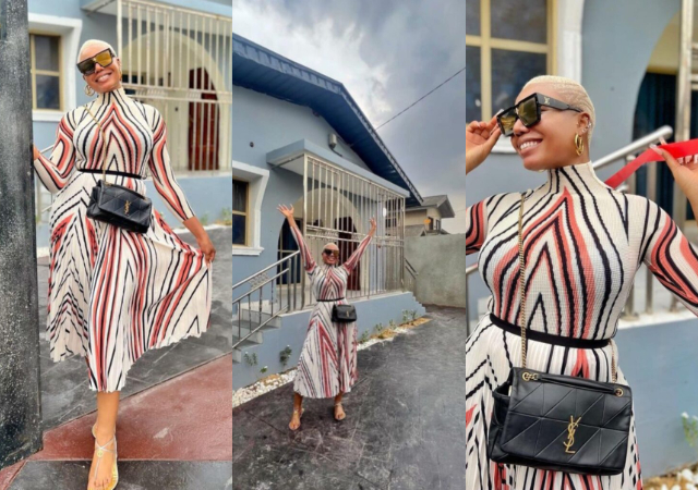 Nancy Isime achieves her biggest dream as she buys her father a 6 bedroom apartment