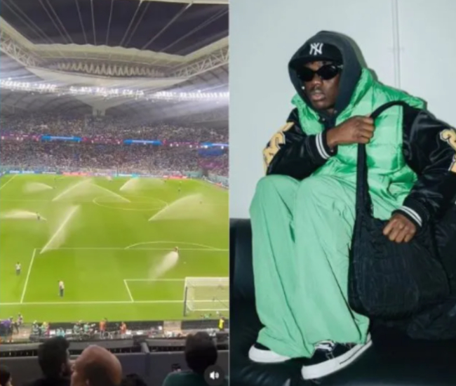 Rema in Joyous Mood as Football Fans In 2022 Qatar World Cup Vibe To His Song ‘Calm Down’ [Video]