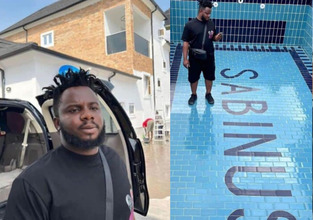 Nah manage i dey manage this life wey i come o- Sabinus slams bloggers for saying that his new house cost 500m