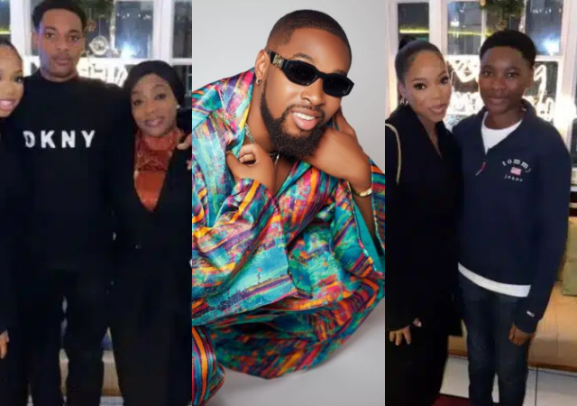 “Too clean” – Fans gush over adorable photos of Sheggz and his family