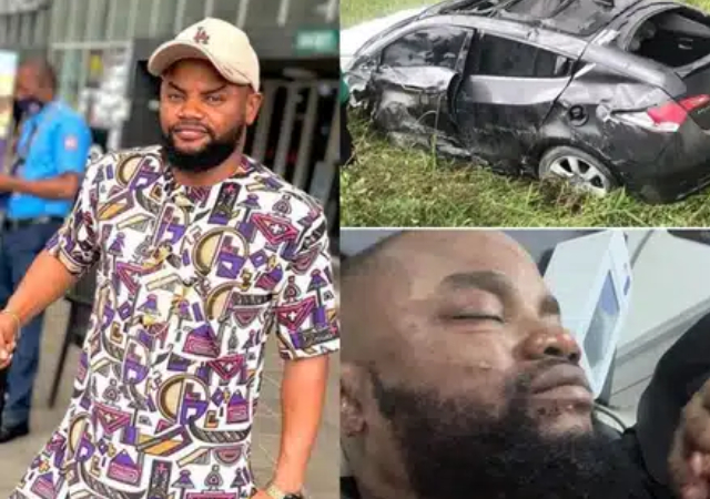 Lead singer of Nyesom Wike’s band survives ghastly car accident