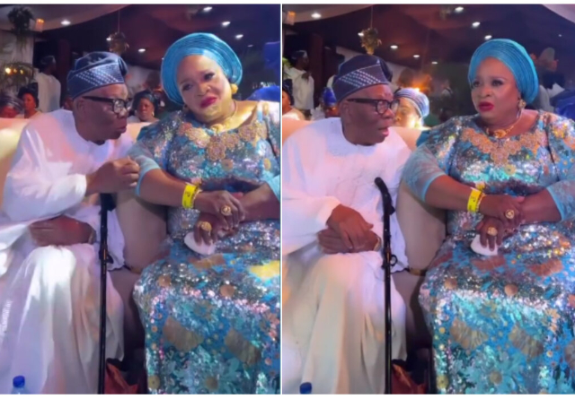 “its how papa is stretching his neck well to hear her” -Netizens gushes over video of Wizkid’s parents gossiping at an event