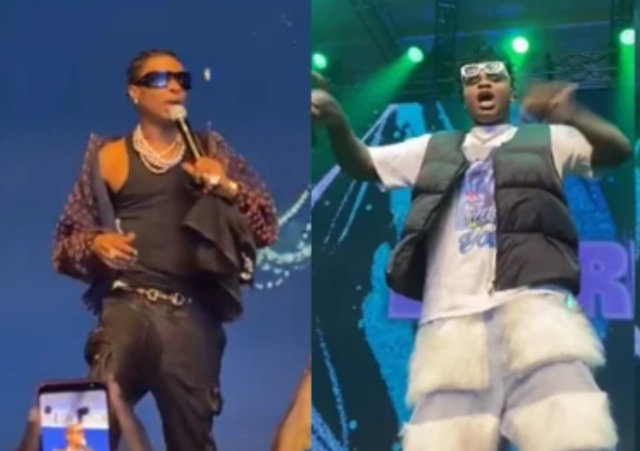So he is the owner!  Reactions as Wizkid invites Berri Tiga to perform ‘Machala’ at his show instead of Carter Efe