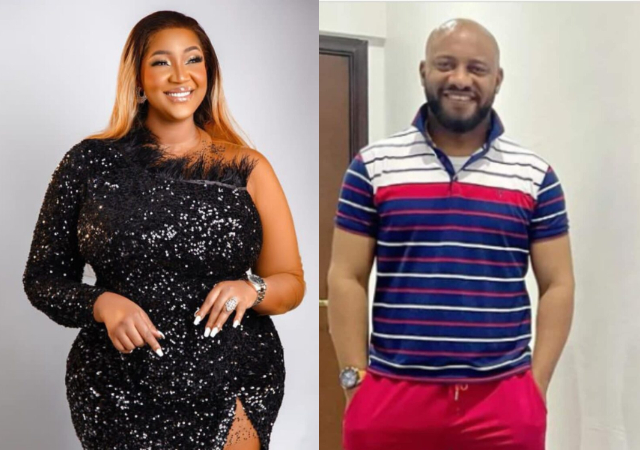 "Na we dey here!"-Judy Austin hails Yul Edochie following renewal of endorsement contract despite marriage crisis