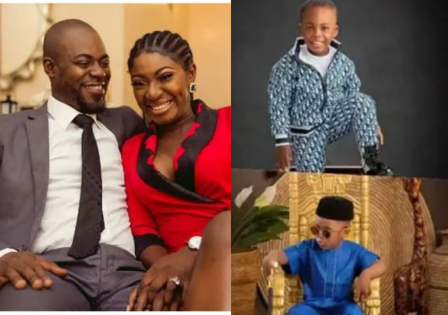 Yvonne Jegede calls out her estranged husband, Olakunle Fawole for abandoning their 4-yr-old son