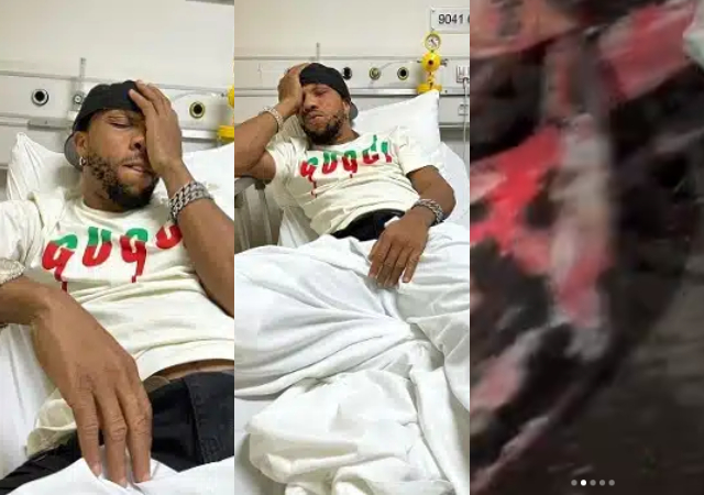 Charles Okocha lands in hospital following ghastly car accident on third mainland bridge [Video]