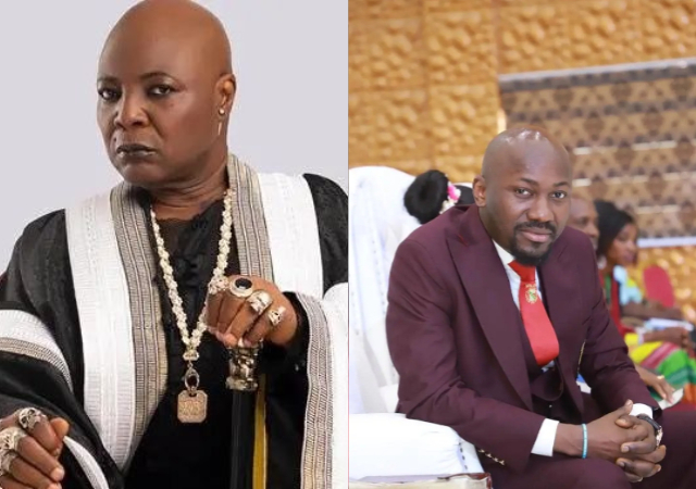 “I dreamt that some women attacked you and cut off your pen!s- Charly Boy forewarns Apostle Suleman