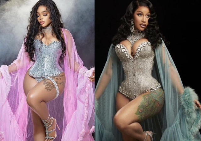 Chichi don blow – Reactions as Cardi B shares Chichi’s photo where she recreated one of her iconic looks