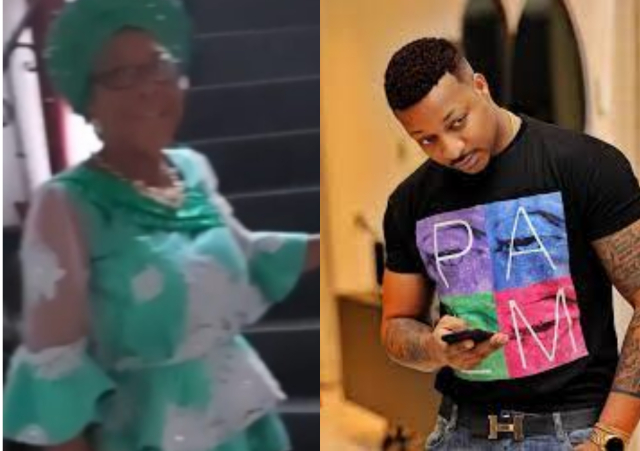 Nollywood Actor IK Ogbonna In Couldn’t Hold Back Tears as He Loses Mother