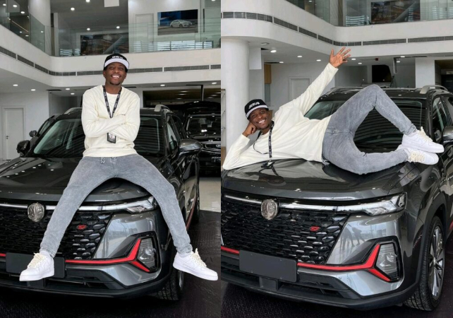 ‘Got another zero mileage’ – Sydney Talker celebrates as he acquires a new whip worth millions of naira