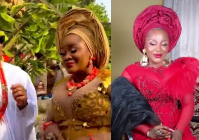 “My dearest husband” – Uche Ogbodo shares more moments from her traditional marriage [Video]