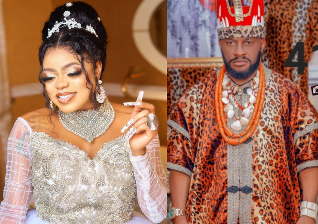 Bobrisky stirs reactions as he shamelessly drools over Yul Edochie’s beards