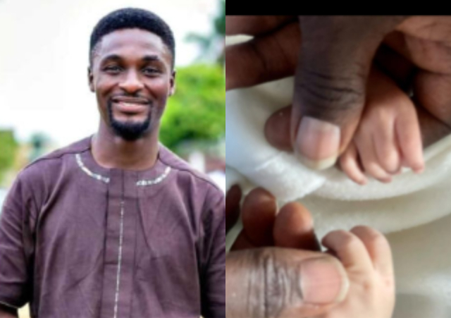 After Seven Years of Waiting, Actor Adeniyi Johnson Welcomes Twins with Wife