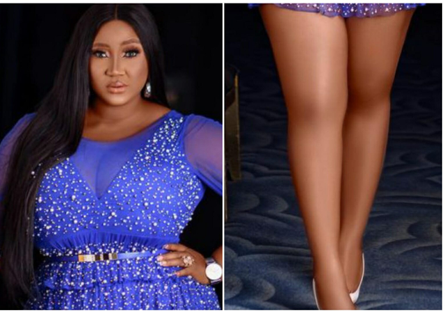 “Omoh you lost knees in the editing process” – Judy Austin gets trolled over error in new photo