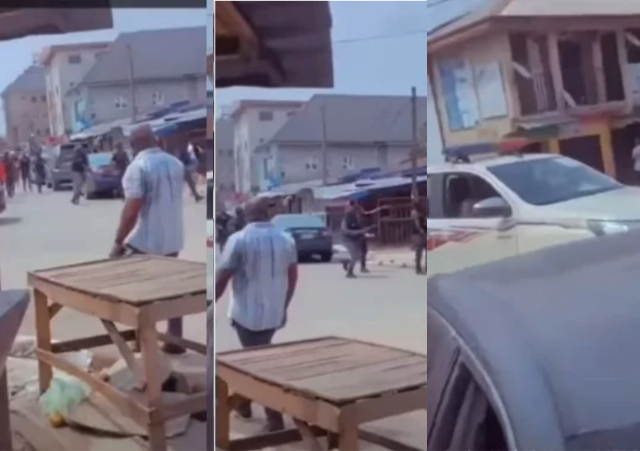 Scary moment EFCC operatives engaged party thugs in gun battle in Owerri [Video]
