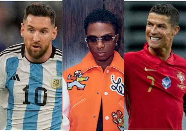 Na only people wey no sabi anything about football dey like Ronaldo- Wizkid gives his verdict on Messi vs Ronaldo debate