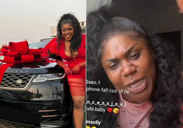 I’ll pepper you all – Ada Jesus slams those insinuating her newly acquired Range Rover Velar is from a man