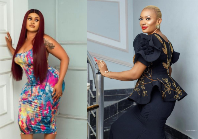 “Stop playing victim, you slept with married men in London” – Sarah Martins throws shades; decoders finger May Yul-Edochie