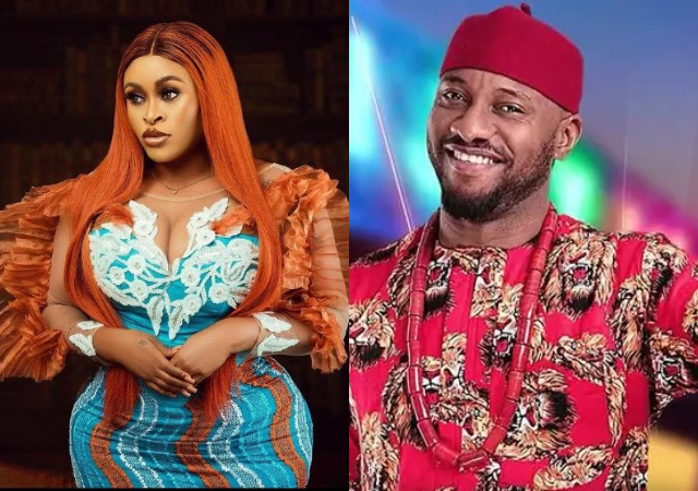 “You are shameless” – Nigerians drag Yul Edochie for posting Sarah Martins on his page hailing her