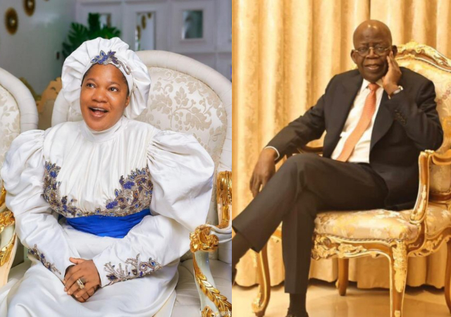 “My president is just too cute”- Toyin Abraham hails her preferred presidential candidate Bola Ahmed Tinubu