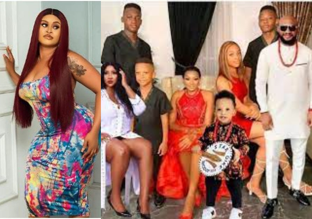 Video of Mr Ibu’s son and daughter Jasmine confronting Actor’s wife in her house surfaces amid family drama