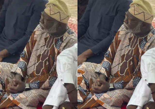 CJN Ariwoola spotted in Abuja Mosque Amid Controversial UK Meeting with Tinubu