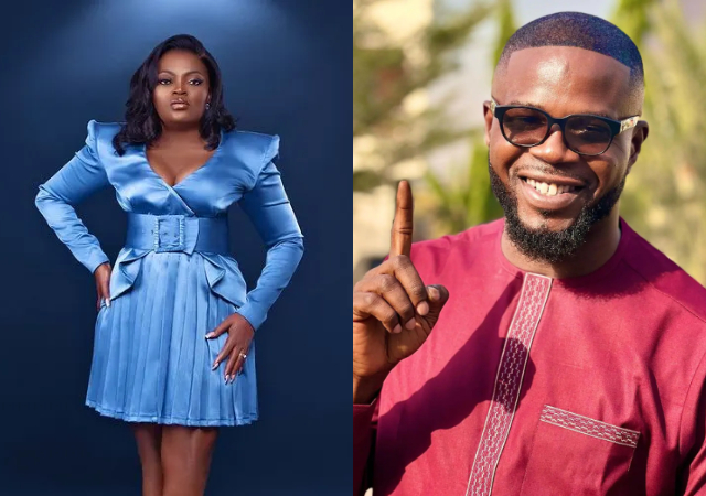 “Una don reconcile?” — Fans speculates as JJC Skillz unveils new project with ex-wife Funke Akindele