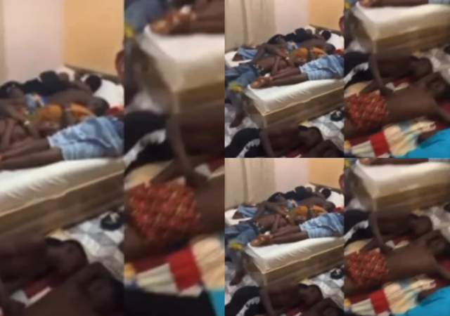Man Shares Video Of ‘Lekki Big Boys’ Who Apparently Parade Themselves As Self-Made Millionaires Sleeping In One Hotel Room