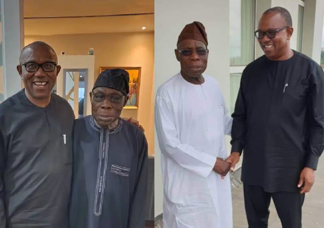Peter Obi pens hearty note to Obasanjo on 86th birthday