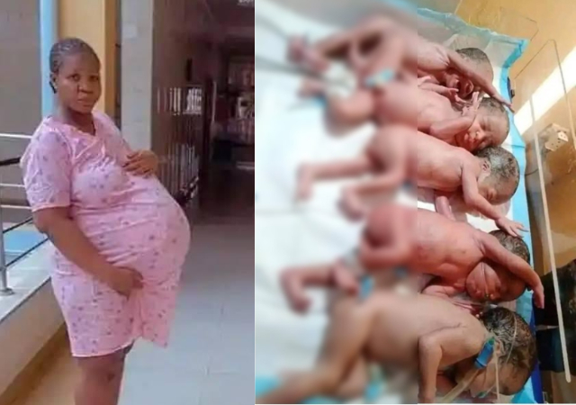 Nigerian man absconds after wife gave birth to quintuplets after eight years of waiting