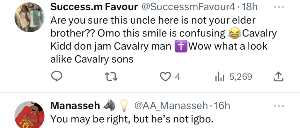 Crayon sets to confront his parents over striking resemblance with Man City defender; Fans react