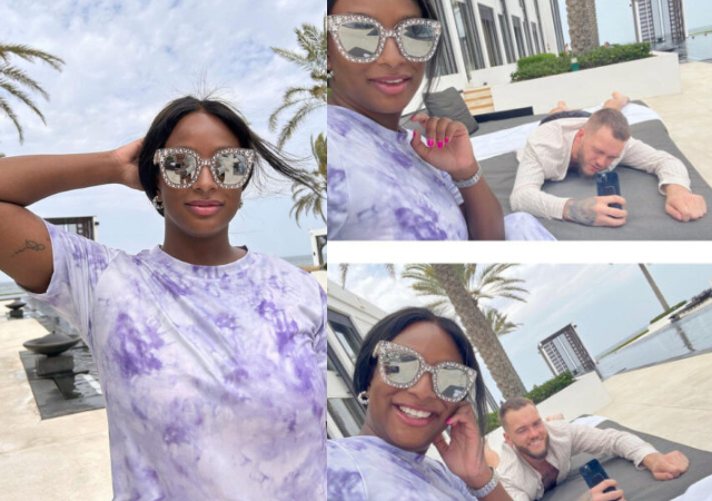 Sexy preggy – DJ Cuppy stirs pregnancy rumours in vacation photos with lover, Ryan Taylor