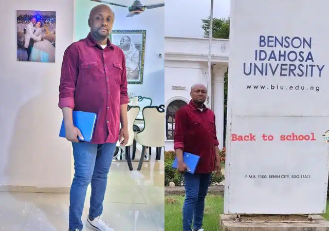 Davido’s aide, Isreal DMW goes back to school