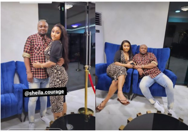 ‘She married a good man’ -Netizen reacts to loved-up photos Israel DMW with wife