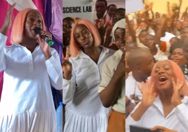 "She cares"- Praises pour in for DJ Cuppy as she builds a virtual lab at Jakande Estate College [Video]